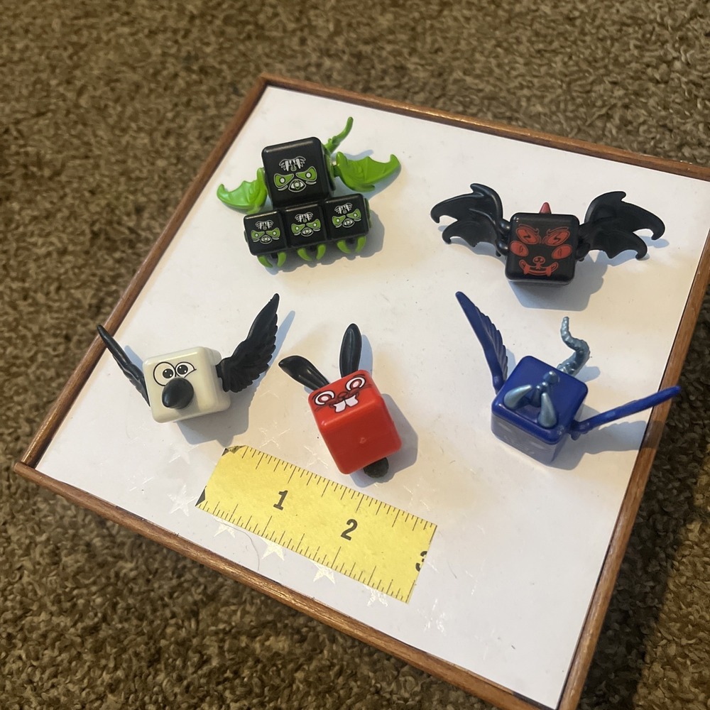 Lot Of 5 Crazy Cubes Spin Master Monster Cubes